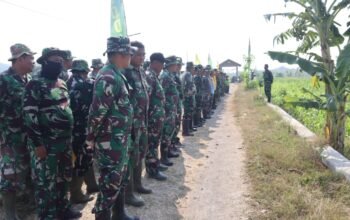 Awali Kegiatan dengan Apel Pagi, Satgas TMMD ke-130 Kodim Bantul Siap Laksanakan Pembangunan Desa