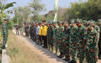 Awali Pekerjaan dengan Apel dan Doa, Satgas TMMD ke-130 Kodim Bantul Utamakan Kesiapan dan Keselamatan